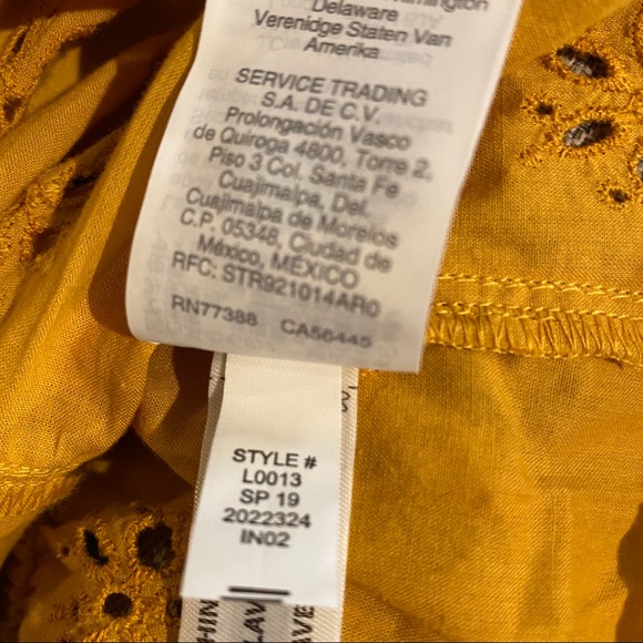 Madewell Scalloped Eyelet Wrap Top - Picture 10 of 10